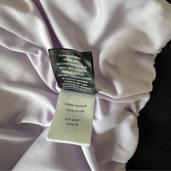 Disney Hot Topic The Little Mermaid Patched Satin Jacket Light Purple Size 2X - Picture 8 of 8